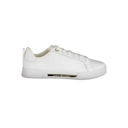 Tommy Hilfiger White Polyester Athletic Sneakers Tommy Hilfiger