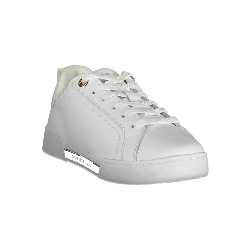 Tommy Hilfiger White Polyester Athletic Sneakers Tommy Hilfiger