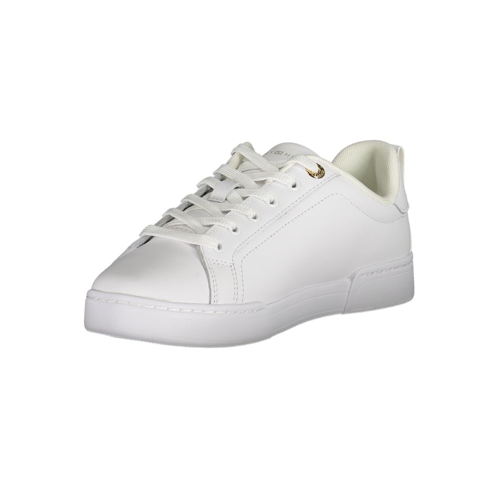 Tommy Hilfiger White Polyester Athletic Sneakers Tommy Hilfiger