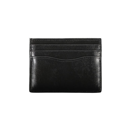 Calvin Klein Sleek Black Leather Card Holder CA-26052