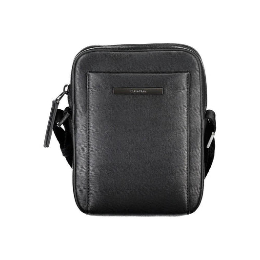 Calvin Klein Elegant Black Shoulder Bag with Sleek Detailing CA-26326