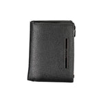 Calvin Klein Sleek Black Leather Wallet with Coin Purse CA-27495