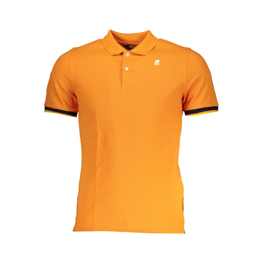 K-WAY Orange Cotton Polo Shirt