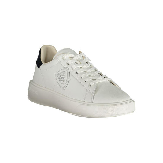 Blauer White Polyethylene Men Sneaker BL-35548-EU44/US11