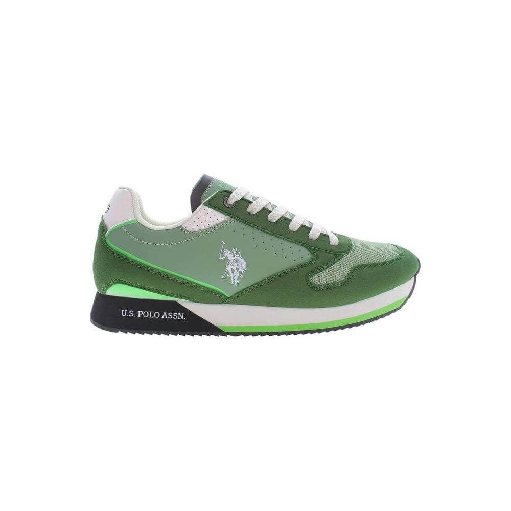 U.S. POLO ASSN. Green Polyester Men Sneaker US-37491-EU44/US11