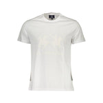 La Martina White Cotton Men T-Shirt LA-37593-M