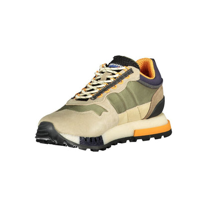 Blauer Green Polyethylene Men Sneaker with vibrant green colorway and removable footbed, showcasing modern street-style design and comfort.
