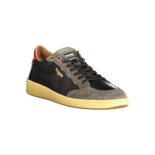 Blauer Blauer Black Leather Men Sneaker BL-33848-EU40/US7 1728,67403481248,Black,Blauer,EU40/US7,EU41/US8,EU42/US9,EU44/US11,EU45/US12,EU46,Men,Men - Shoes,New with tags,Shoes,Sneakers - Men - Shoes