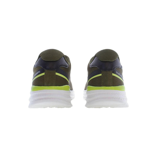 U.S. POLO ASSN. Green Polyester Men Sneaker US-37664-EU41/US8