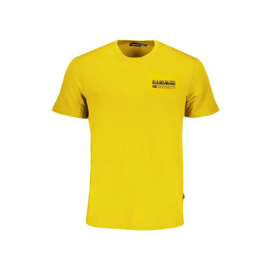 Napapijri Napapijri Yellow Cotton T-Shirt NA-29516-XL 1728,67403481248,Clothing,Men,Men - Clothing,Napapijri,New with tags,T-Shirts - Men - Clothing,XL,XXL,Yellow