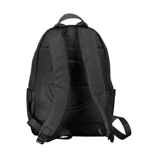 North Sails Black Polyester Men Backpack NO-33604