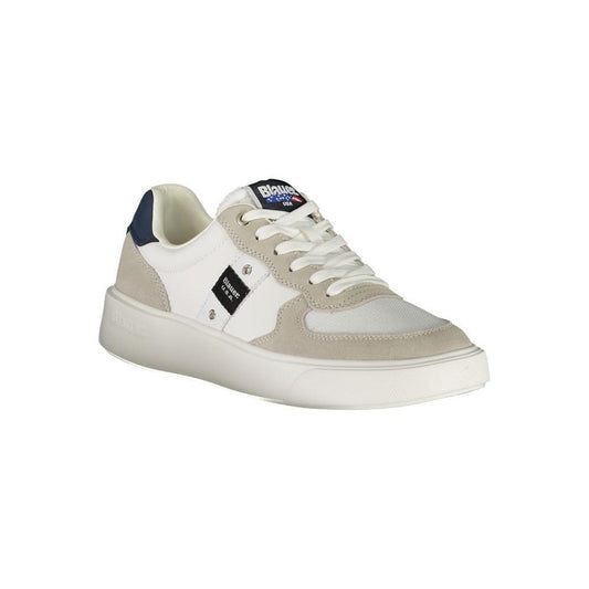 Blauer White Leather Men Sneaker BL-36375-EU40/US7