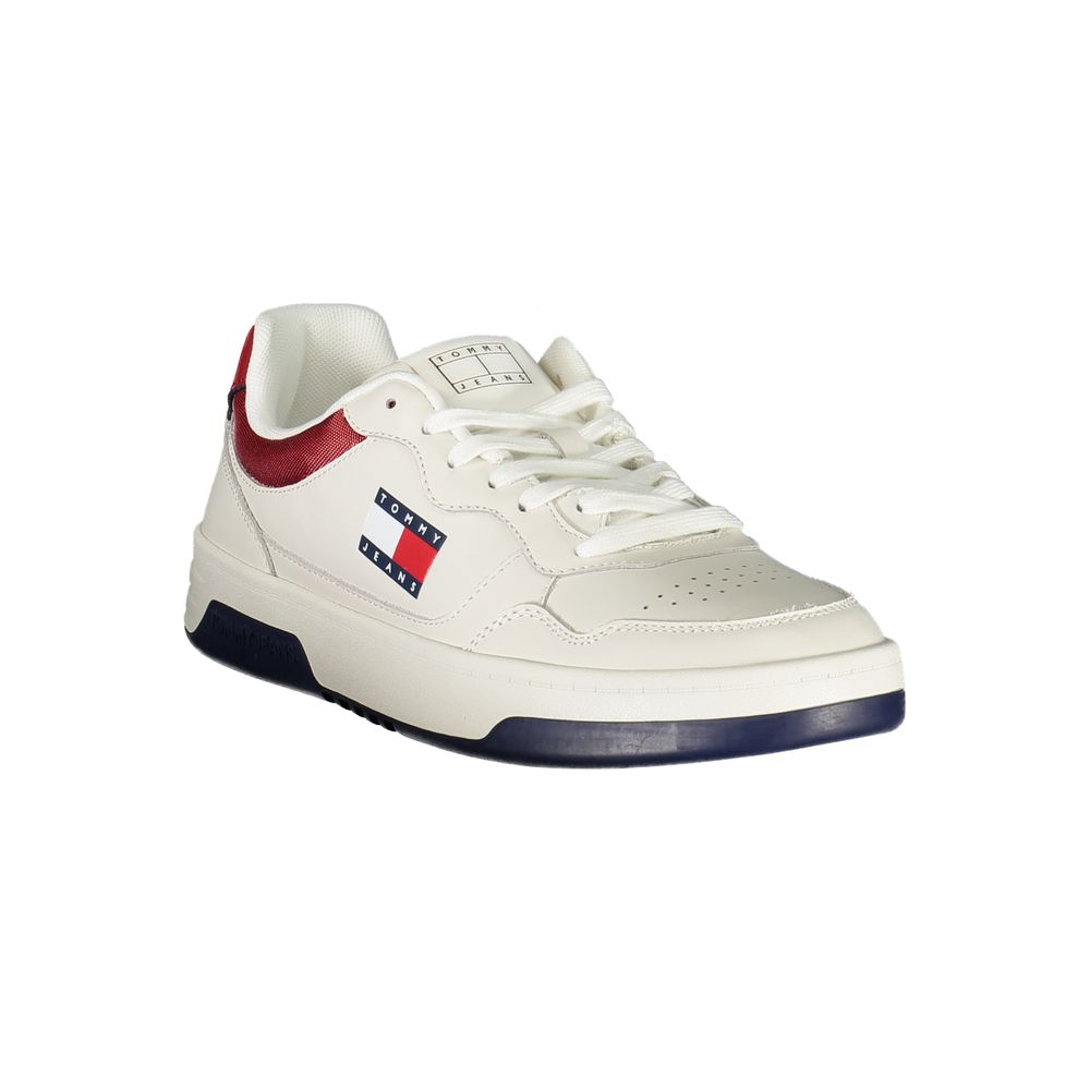 Tommy Hilfiger White Polyester Sneaker