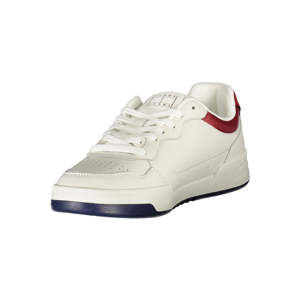 Tommy Hilfiger White Polyester Sneaker