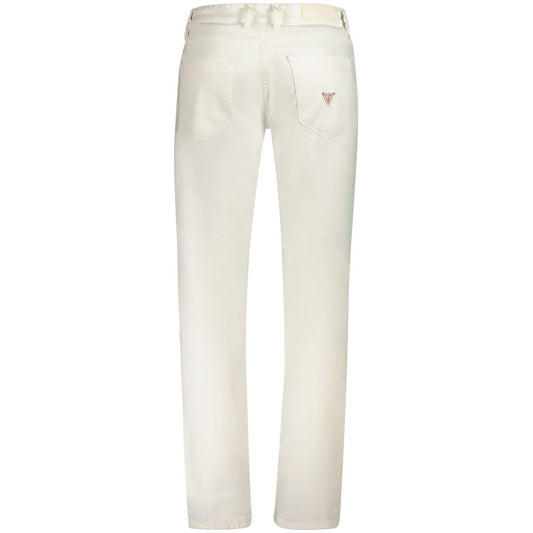 Guess Jeans White Cotton Men Jeans GU-38670-W31 | L32