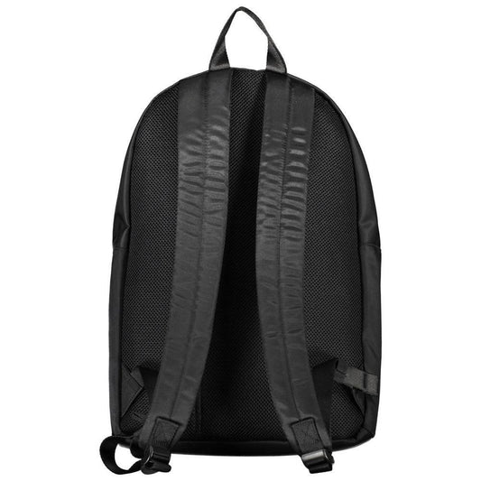 Tommy Hilfiger Black Polyester Men Backpack TO-22078