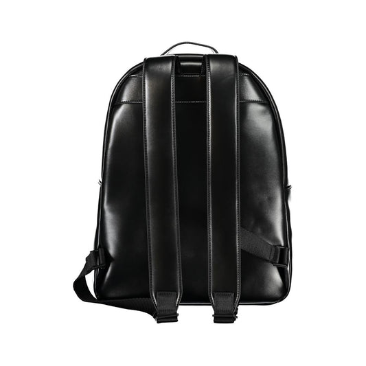 Calvin Klein Elegant Black Urban Backpack with Laptop Compartment CA-26054