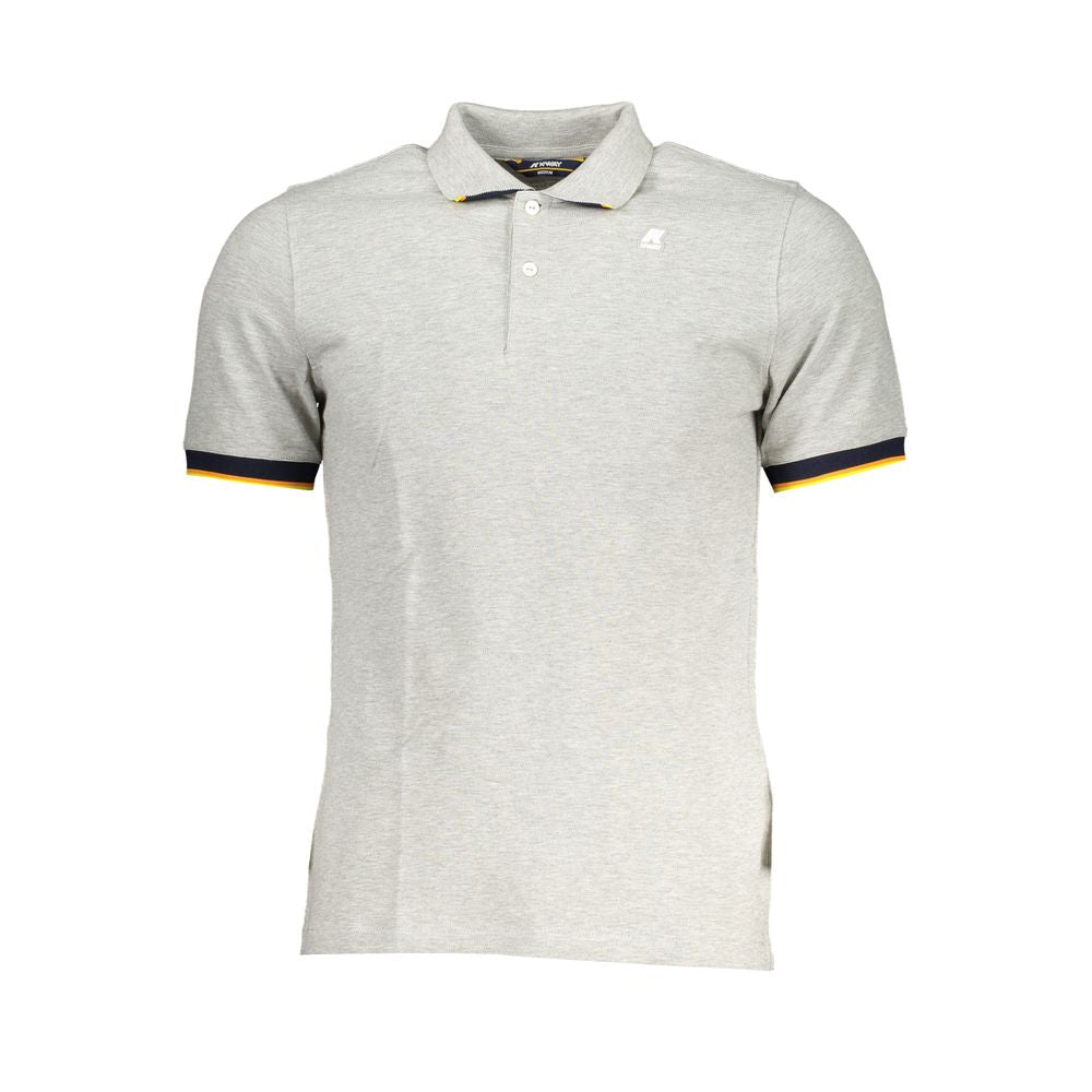 K-WAY Brown Cotton Men Polo Shirt