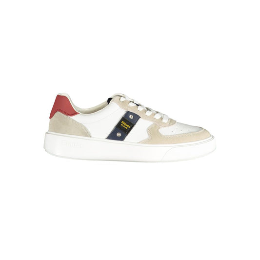 Blauer White Polyethylene Men Sneaker BL-33852-EU40/US7