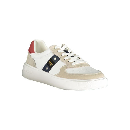 Blauer White Polyethylene Men Sneaker BL-33852-EU40/US7
