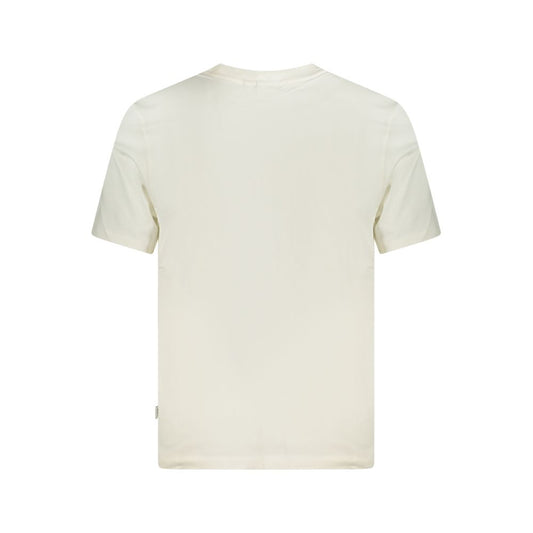 Pepe Jeans White Cotton T-Shirt PE-35556-XL