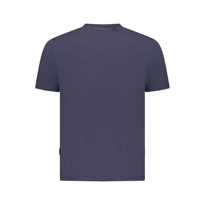 Napapijri Blue Cotton Men T-Shirt