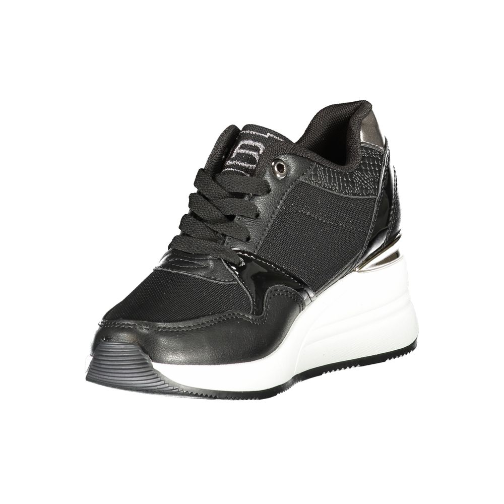 Laura Biagiotti Black Polyester Sneaker