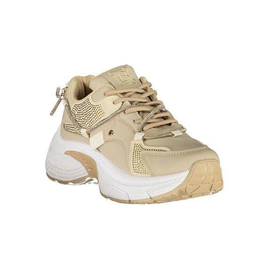 Laura Biagiotti Laura Biagiotti Beige Polyester Women Sneaker LA-36497-EU41/US11 1728,67403481248,Beige,EU41/US11,Laura Biagiotti,New with tags,Shoes,Sneakers - Women - Shoes,Women,Women - Shoes