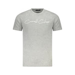 Cavalli Class Gray Cotton Men T-Shirt