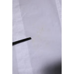Dolce & Gabbana White Cotton GOLD Long Sleeves Dress Shirt