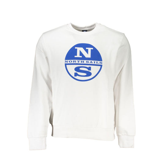 North Sails White Cotton Sweater NO-27258-S