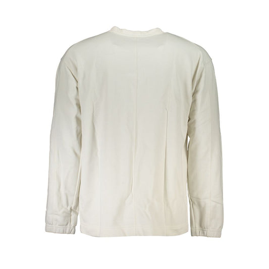 Calvin Klein Calvin Klein Elegant Crew Neck Sweater with Brushed Logo CA-25240-S 1728,67403481248,Calvin Klein,Clothing,L,M,Men,Men - Clothing,New with tags,S,Sweaters - Men - Clothing,White,XL