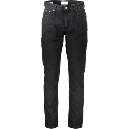 Calvin Klein Black Cotton Men Jeans