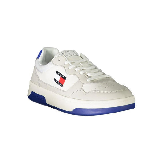Tommy Hilfiger White Leather Men Sneaker TO-31950-EU40/US7
