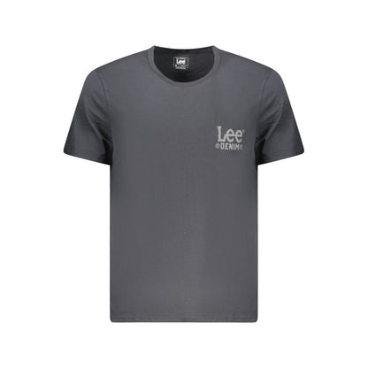 Lee Black Cotton Men's T-Shirt