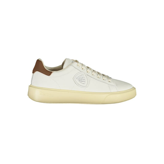 Blauer White Leather Men Sneaker BL-35549-EU41/US8
