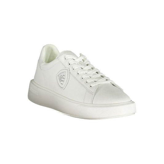 Blauer White Leather Men Sneaker BL-35547-EU44/US11