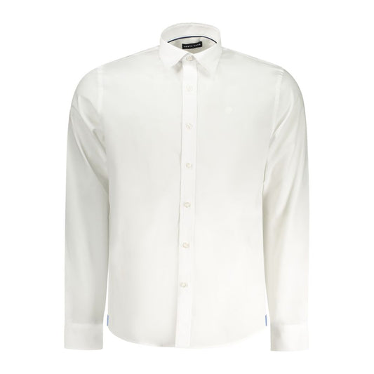 North Sails White Cotton Men Shirt NO-35790-M