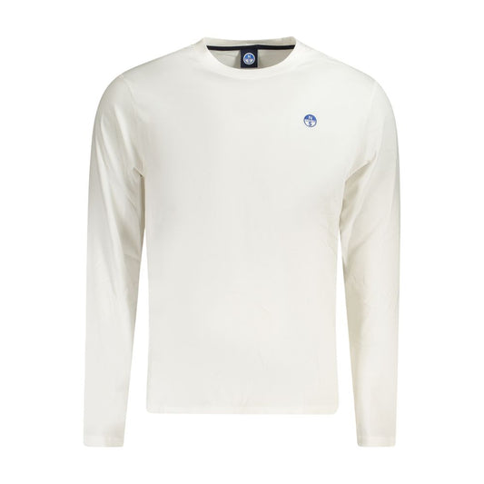 North Sails White Cotton Men T-Shirt NO-35803-3XL