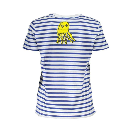 Desigual Blue Cotton Women Top DE-36885-L
