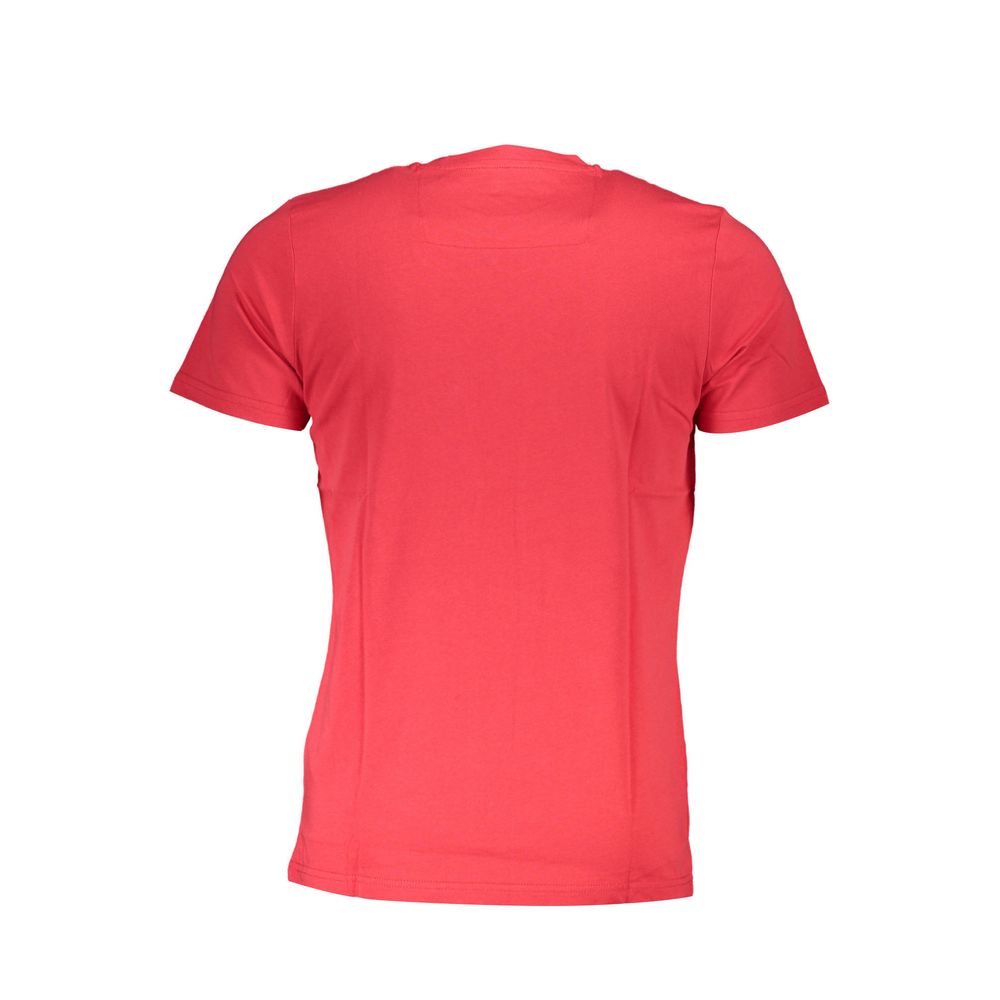 Cavalli Class Red Cotton Men T-Shirt
