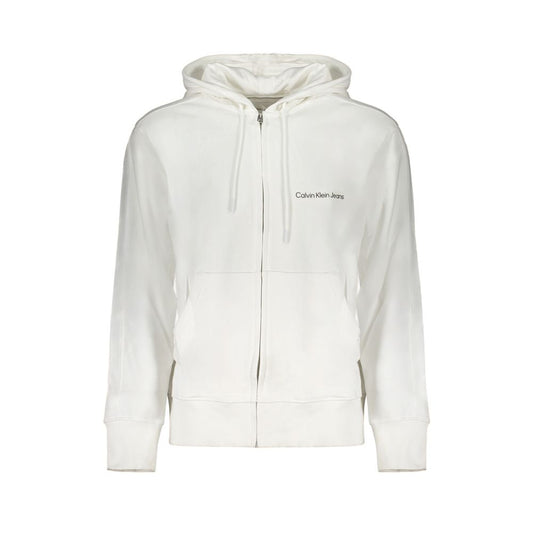 Calvin Klein White Cotton Sweater CA-29481-M