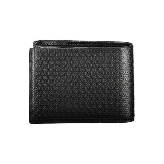Calvin Klein Calvin Klein Sleek Black Leather Bifold Wallet with RFID Block CA-27487 1728,67403481248,Bags,Black,Calvin Klein,Men,Men - Bags,New with tags,Wallets - Men - Bags