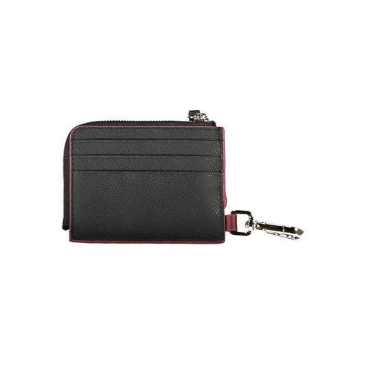 Tommy Hilfiger Chic Leather Card Holder with Snap Hook TO-27526