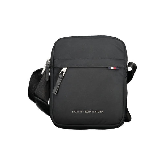 Tommy Hilfiger Black Polyester Shoulder Bag TO-30683