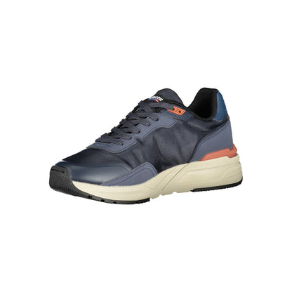 Blauer Blue Polyester Sneaker with laces and logo, featuring contrasting details and sporty design.