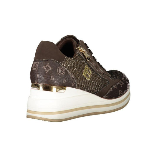 Laura Biagiotti Laura Biagiotti Brown Polyester Women Sneaker LA-32800-EU37/US7 1728,67403481248,Brown,EU37/US7,EU38/US8,EU39/US9,EU41/US11,Laura Biagiotti,New with tags,Shoes,Sneakers - Women - Shoes,Women,Women - Shoes