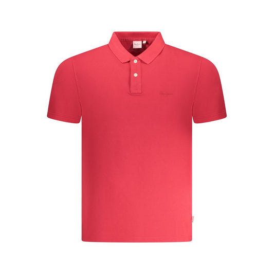 Pepe Jeans Red Cotton Polo Shirt