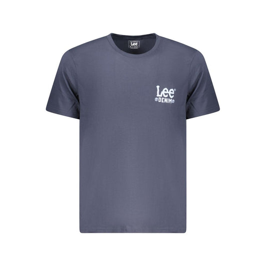 Lee Blue Cotton T-Shirt