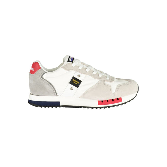 Blauer White Polyethylene Men Sneaker BL-35538-EU43/US10